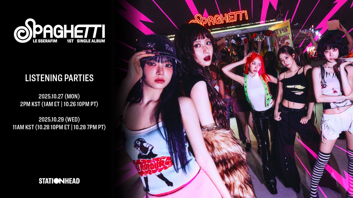 listening K-POP・アジア lesserafim London party