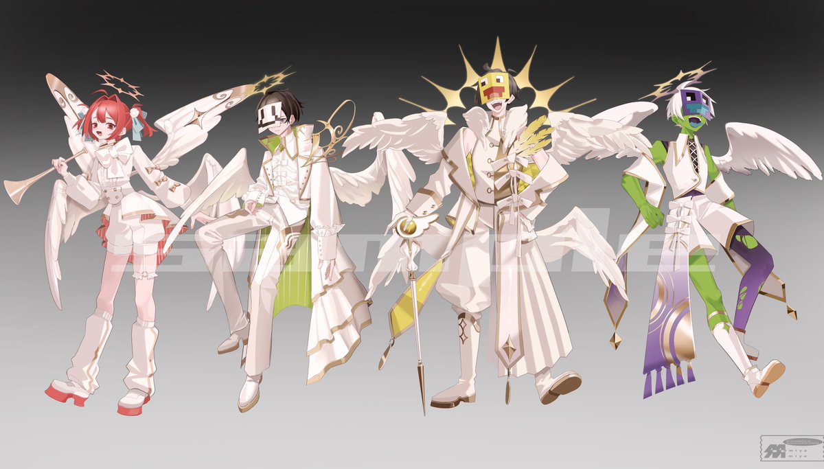 work】 #ニート部VSクリエ組PUS メインビジュアル、ミニキャライラスト