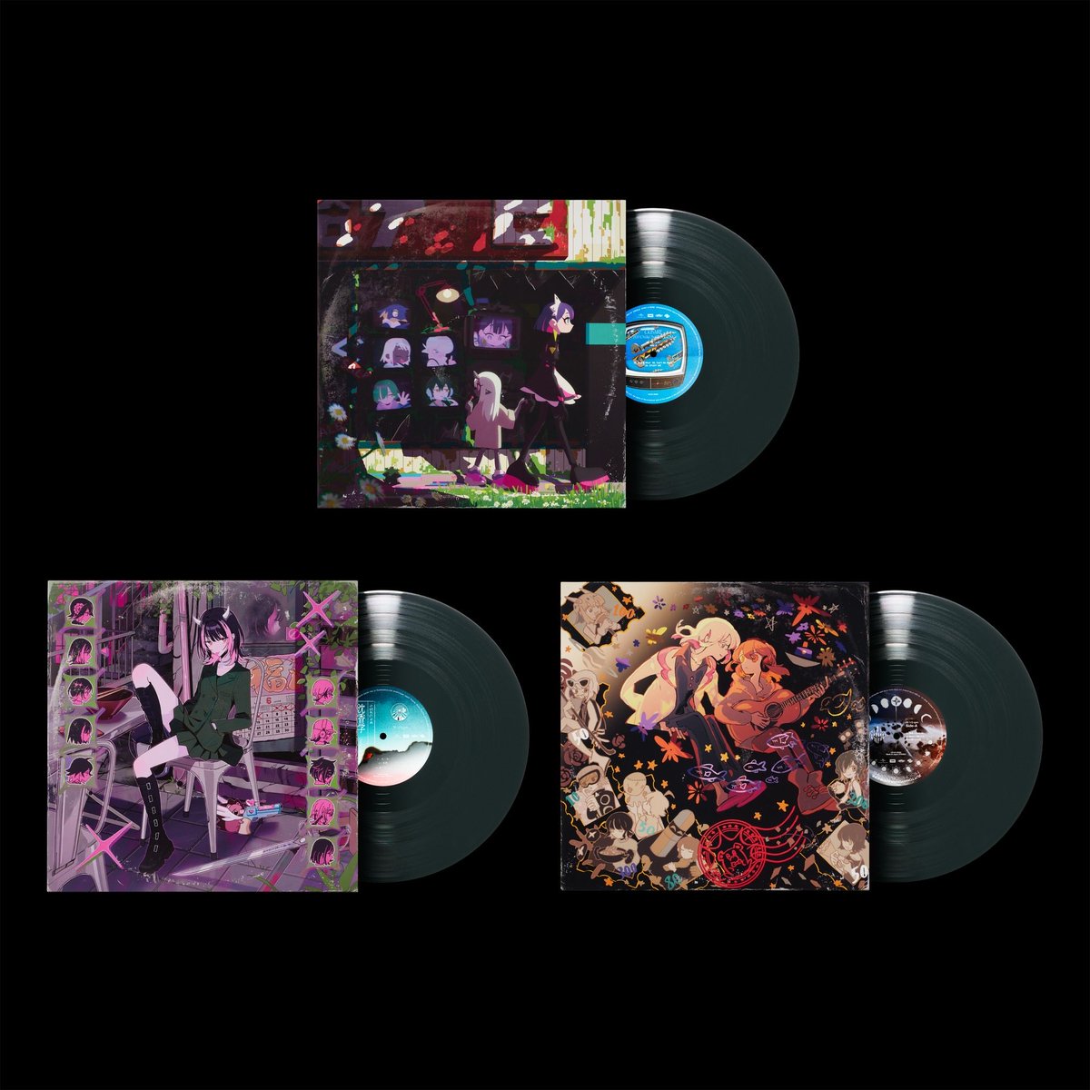 沈香学 潜潜話 ずとまよ レコード 2点セット 新品 ずっと真夜中でいいのに。