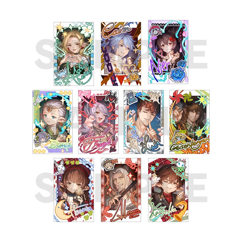 十賢者のフォト風カード