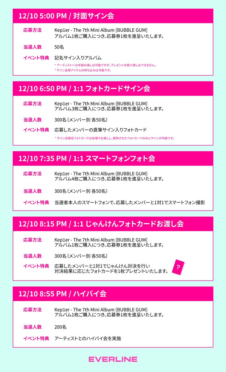 📢] #Kep1er #케플러 The 7th Mini Album [BUBBLE GUM] JAPAN SPECIAL