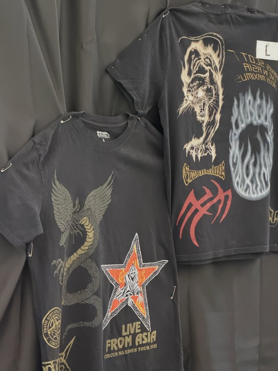 Travis Scott 来日公演 “Circus Maximus” のライブグッズ販売情報が