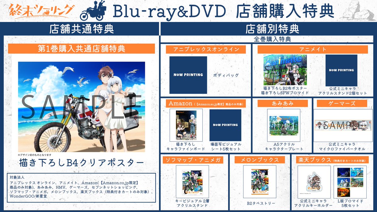 🏍・・・・・・・・・💨 #終末ツーリング 店舗購入特典画像公開