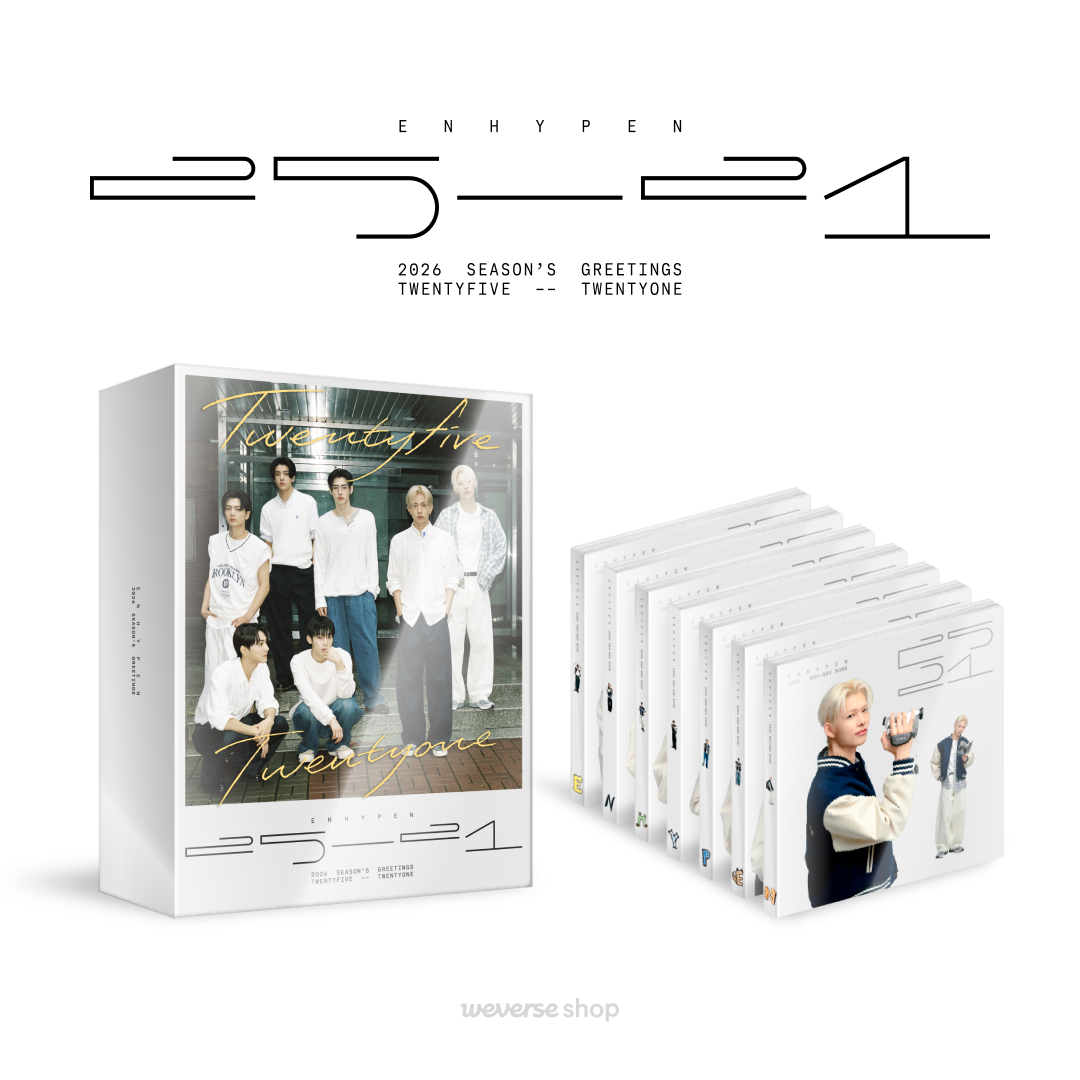 ENHYPEN 2026 SEASON'S GREETINGS」「ENHYPEN 2026 GGU GGU BOOK」発売