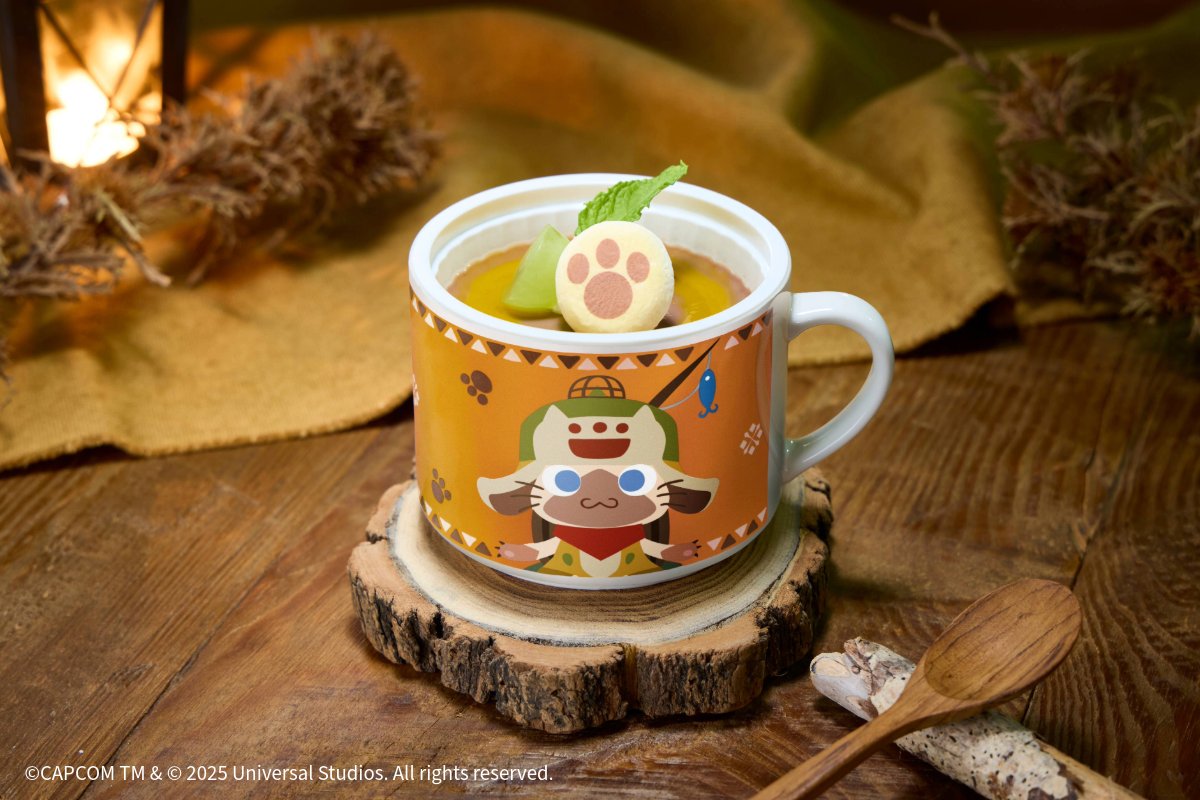 オトモアイルーがとってもかわいい、​ マグカップ入りのチョコレート