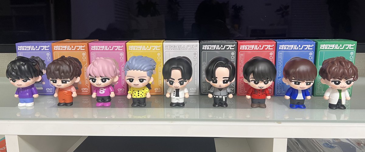 Man すのチル ソフビ コンプリートセット 9人 Man すのチル ソフビ9体