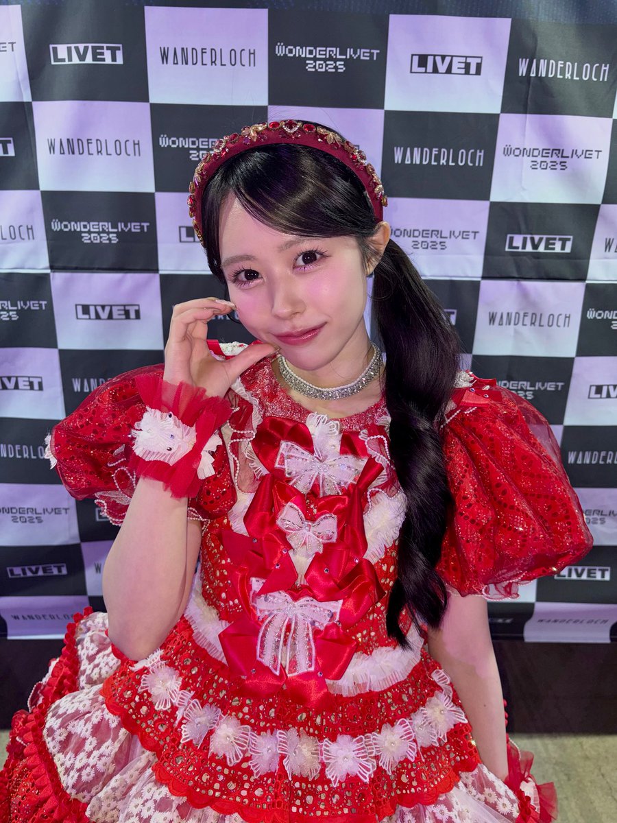 WONDERLIVET2025.⋆𝜗𝜚 ありがとうございました🥹 CUTIE STREET 赤色