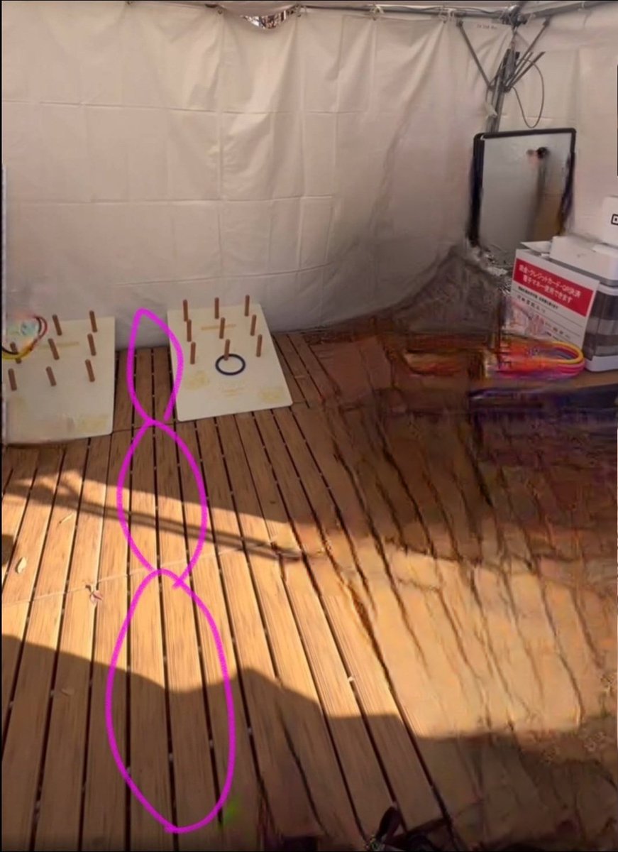 なにげに楽しかった輪投げ⭕⭕in名古屋 そして気付いてしまった… 距離