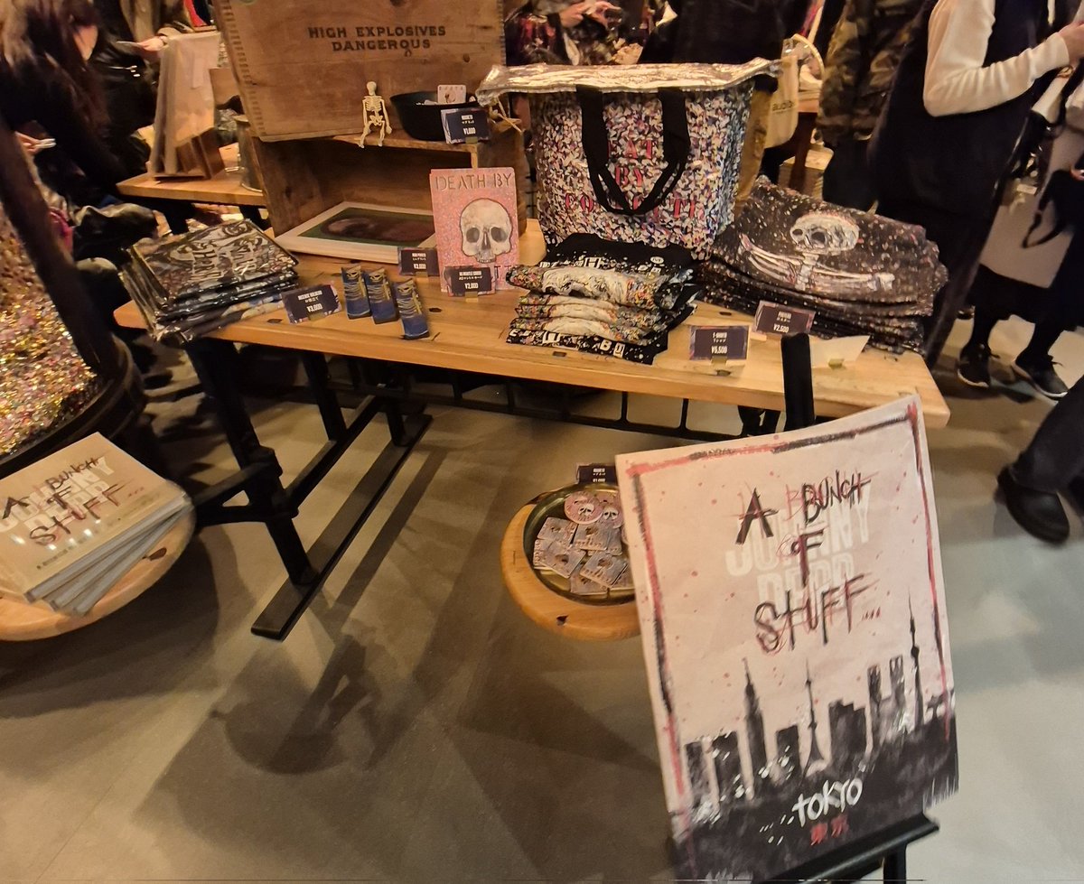 ジョニー・デップ個展 「A Bunch of Stuff - Tokyo」 ポスター6種