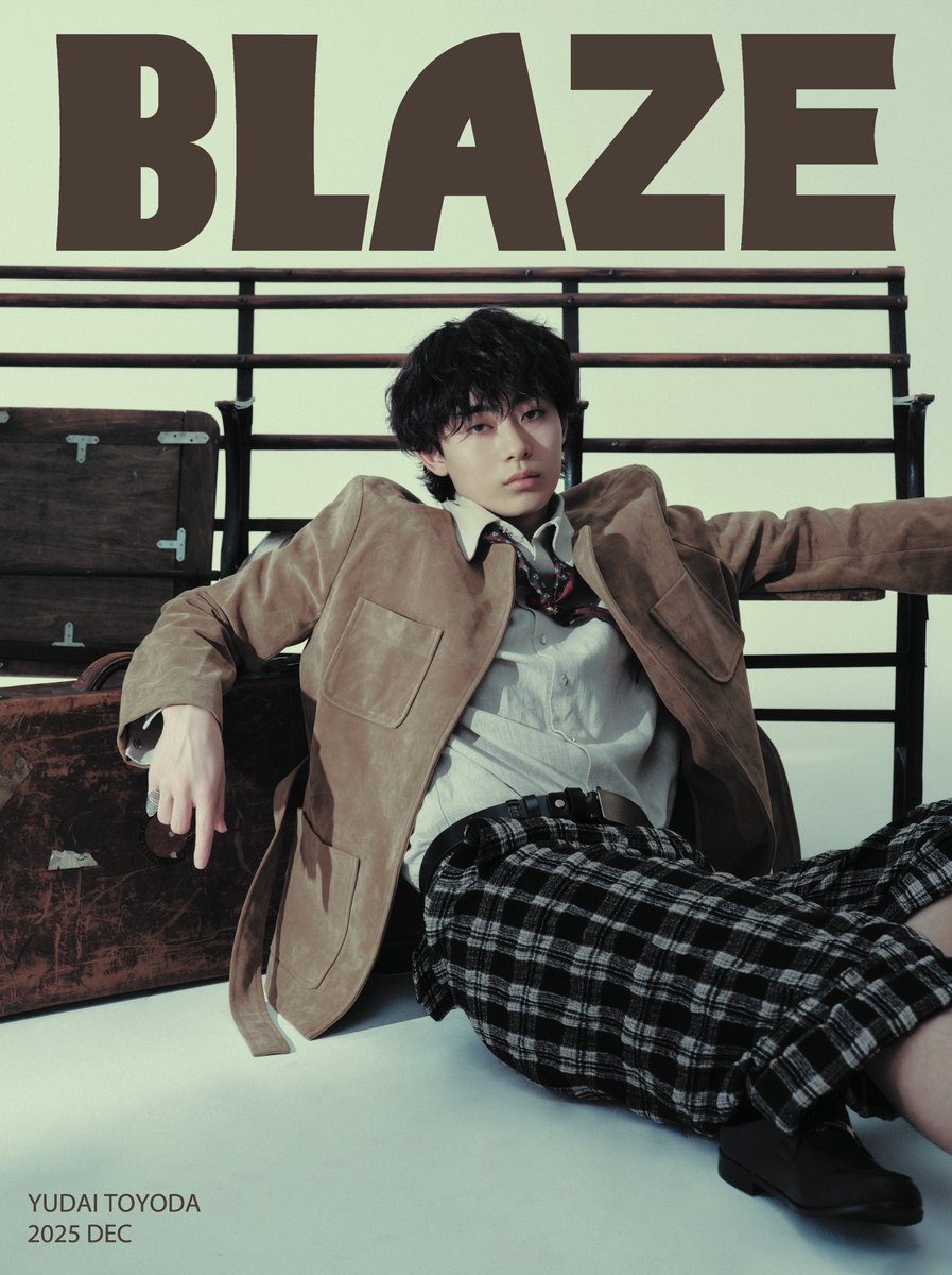 豊田裕大「BLAZE」12月号表紙公開 静かに聞け。 悪魔とは、 太陽と月が