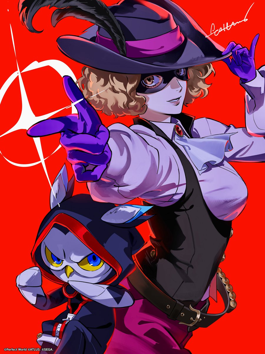 ☆……イラスト公開……☆ ノワール「あなたのオタカラ、頂戴します！ ふ