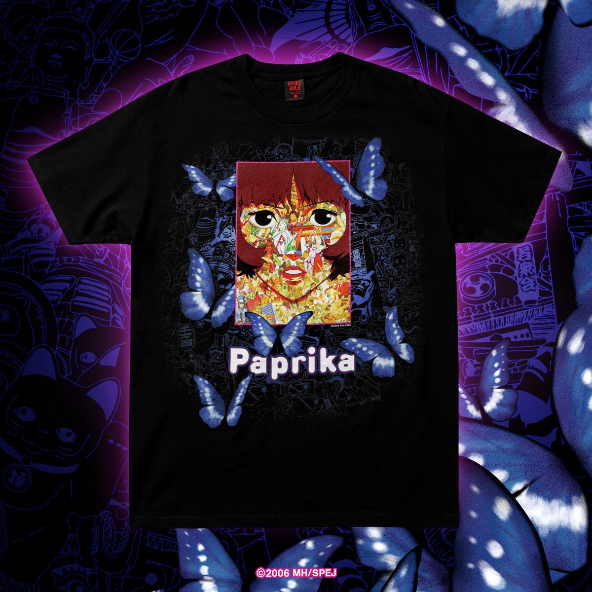 🦋#Paprika×#GEEKSRULE 🦋 #パプリカ の背後には、公開当時の