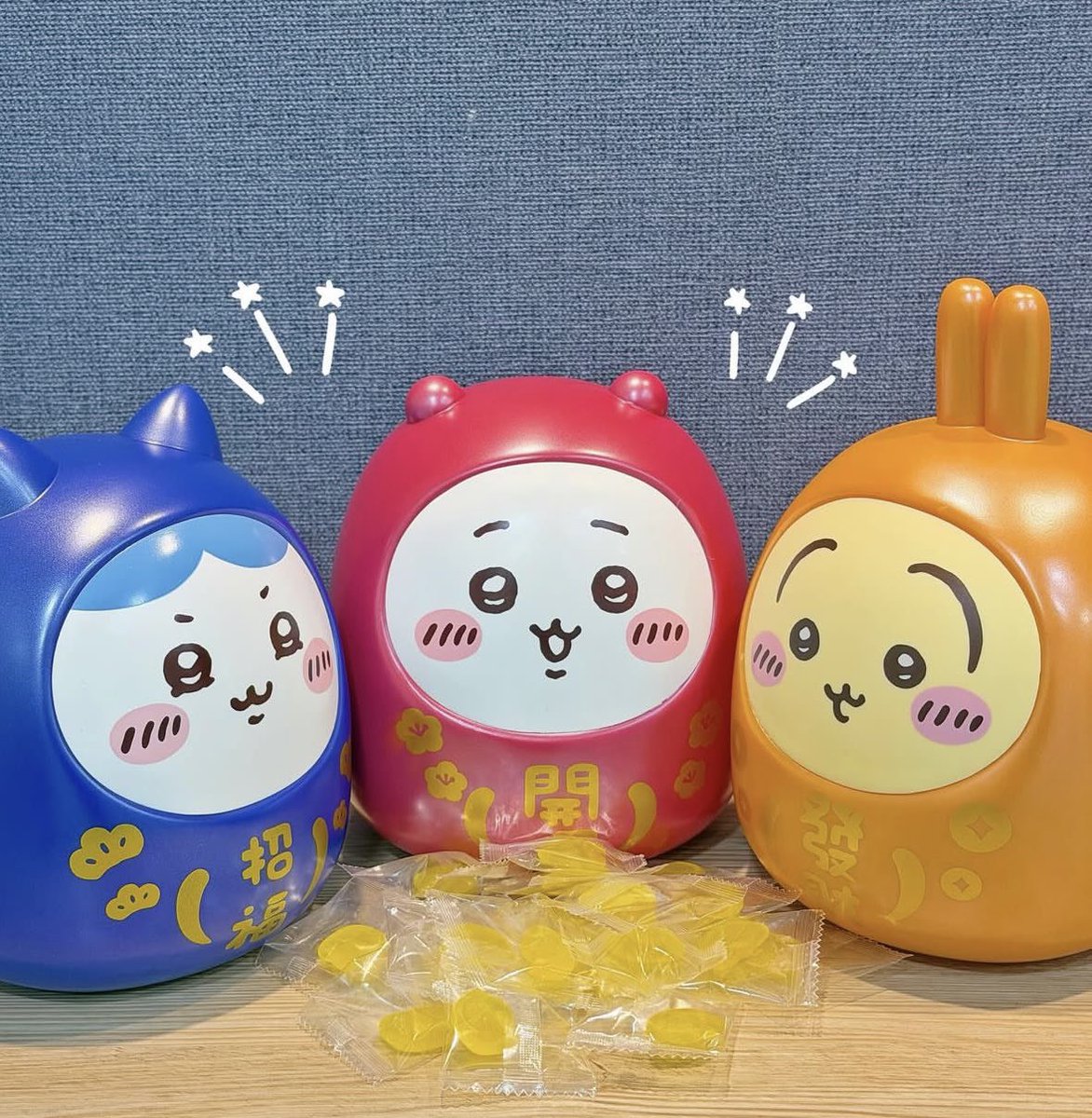 台湾 コンビニ 限定 ちいかわ だるま 貯金箱 (あめ付き) #ちいかわ #ちい活