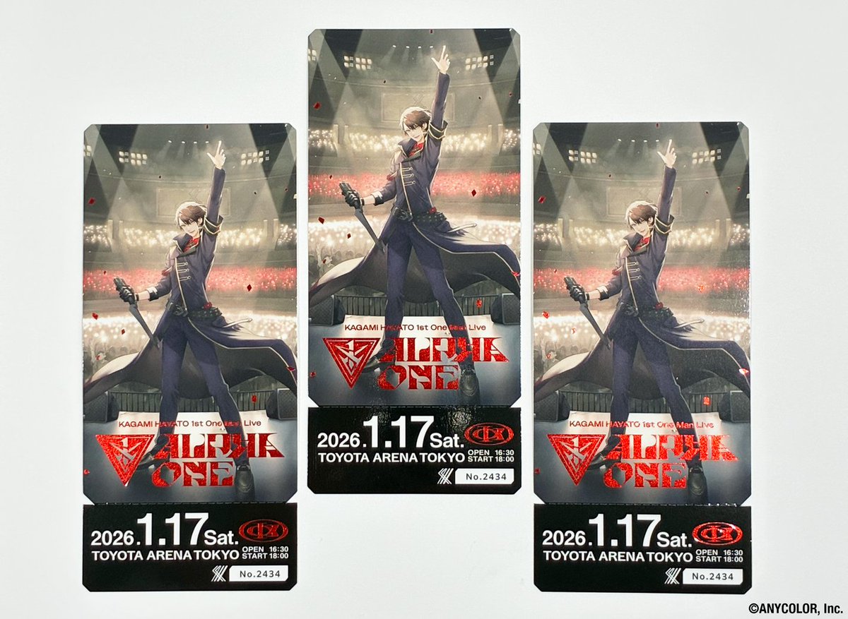 即購入⭕️ 加賀美ハヤト ワンマンライブ メモリアルチケット FC特典 にじさんじ 即購入⭕️ 加賀美ハヤト ワンマンライブ メモリアルチケット FC特典