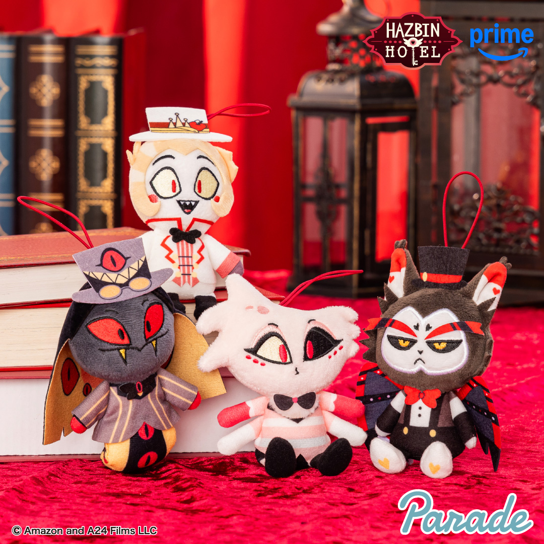 ハズビンホテル おすわりマスコット ぬいぐるみ HAZBIN HOTEL おすわり