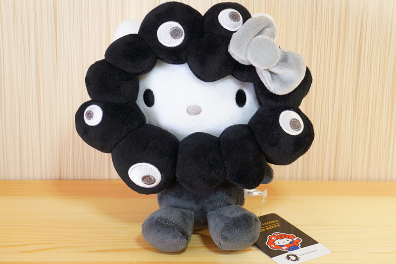 ポムポムプリン ブラック ミャクミャクぬいぐるみBCカラビナ 黒ミャク