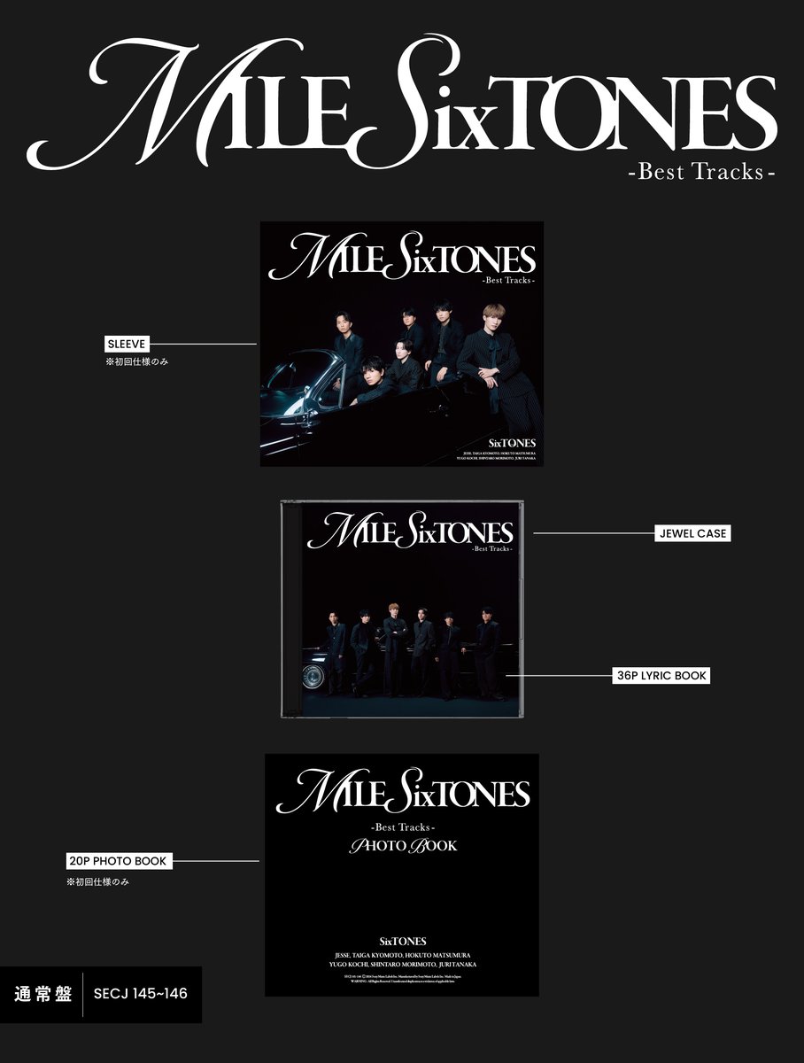 Best Album 「MILESixTONES -Best Tracks-」 2026.1.21 Release