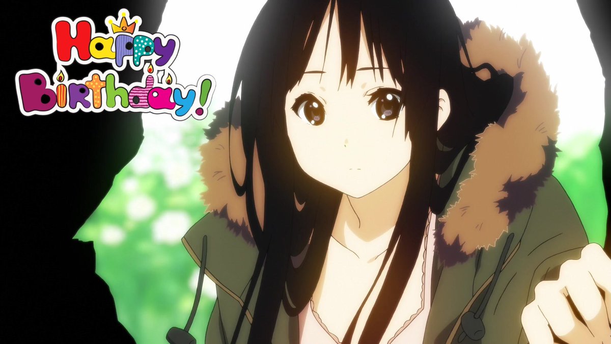 K-ON! Mio 誕生日【彫刻】けいおん！秋山澪 オリジナルミラーボード