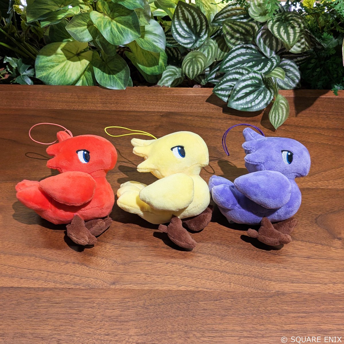 GOODS】ミニぬいぐるみセット チョコボ／黒チョコボ／赤チョコボ 本作