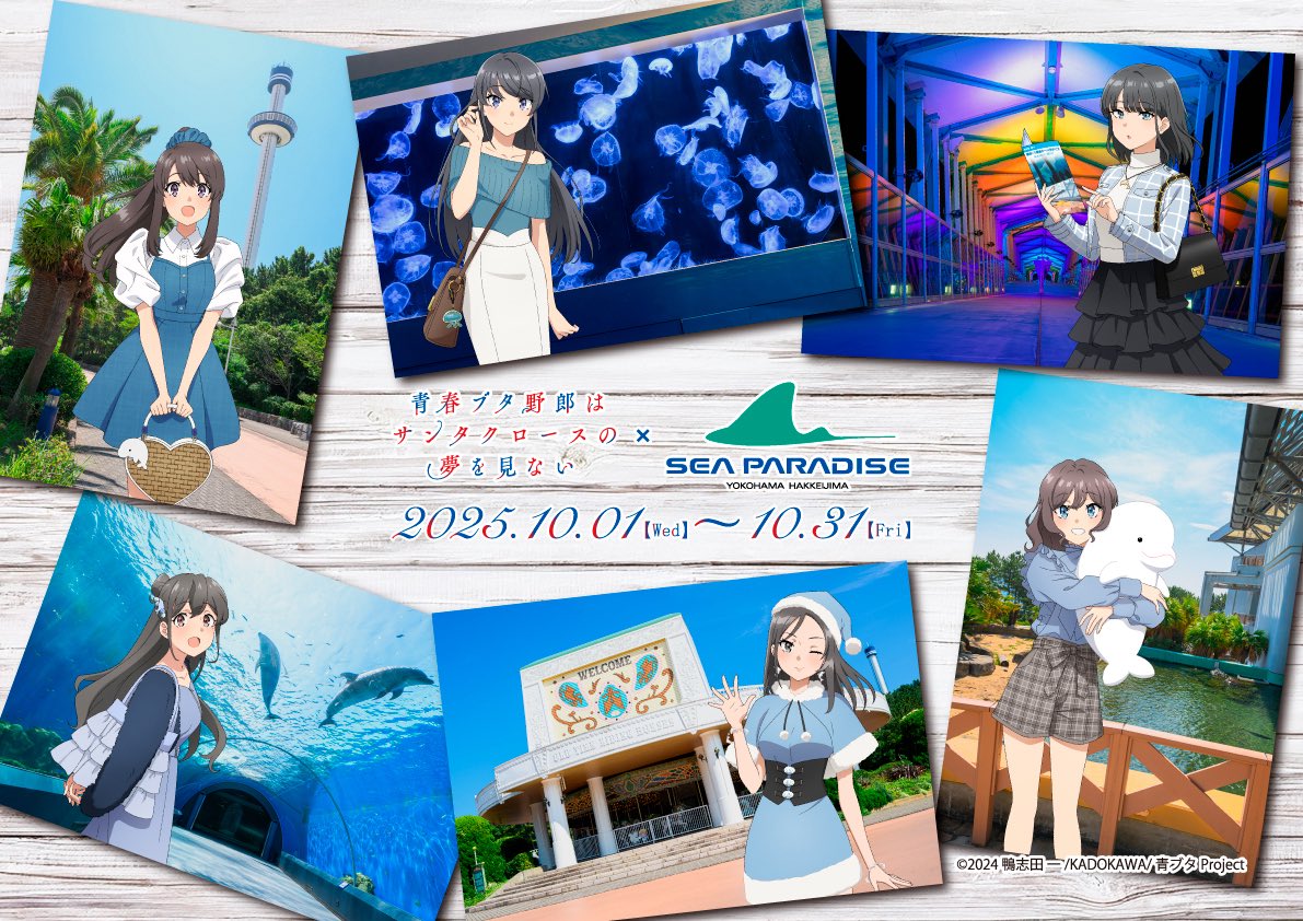 今年の秋は、シーパラで麻衣さんたちと特別なひとときを――。 「🐷青春