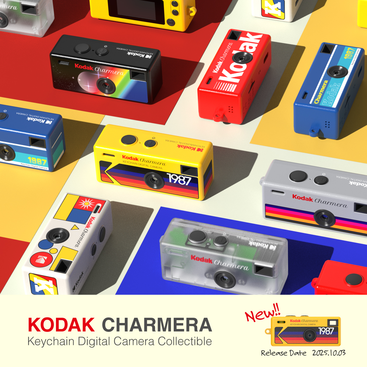 ✨️新発売予告✨️ 📷️ KODAK Charmera 🗓️ 2025年10月3日発売予定