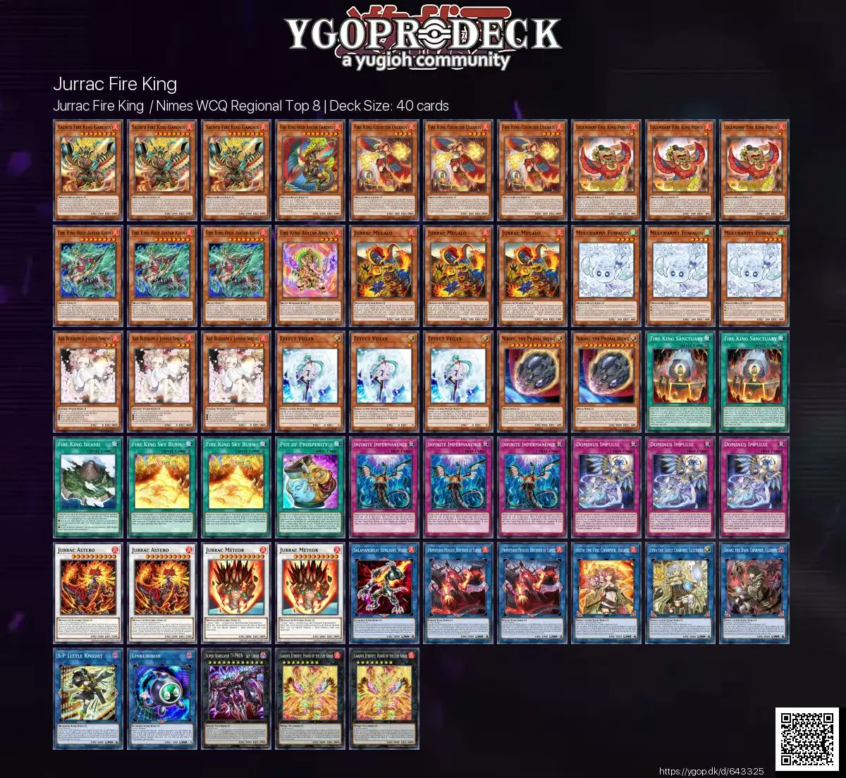 遊戯王 炎王 ジュラック デッキ ウルカニクス [04529] 遊戯王 炎王