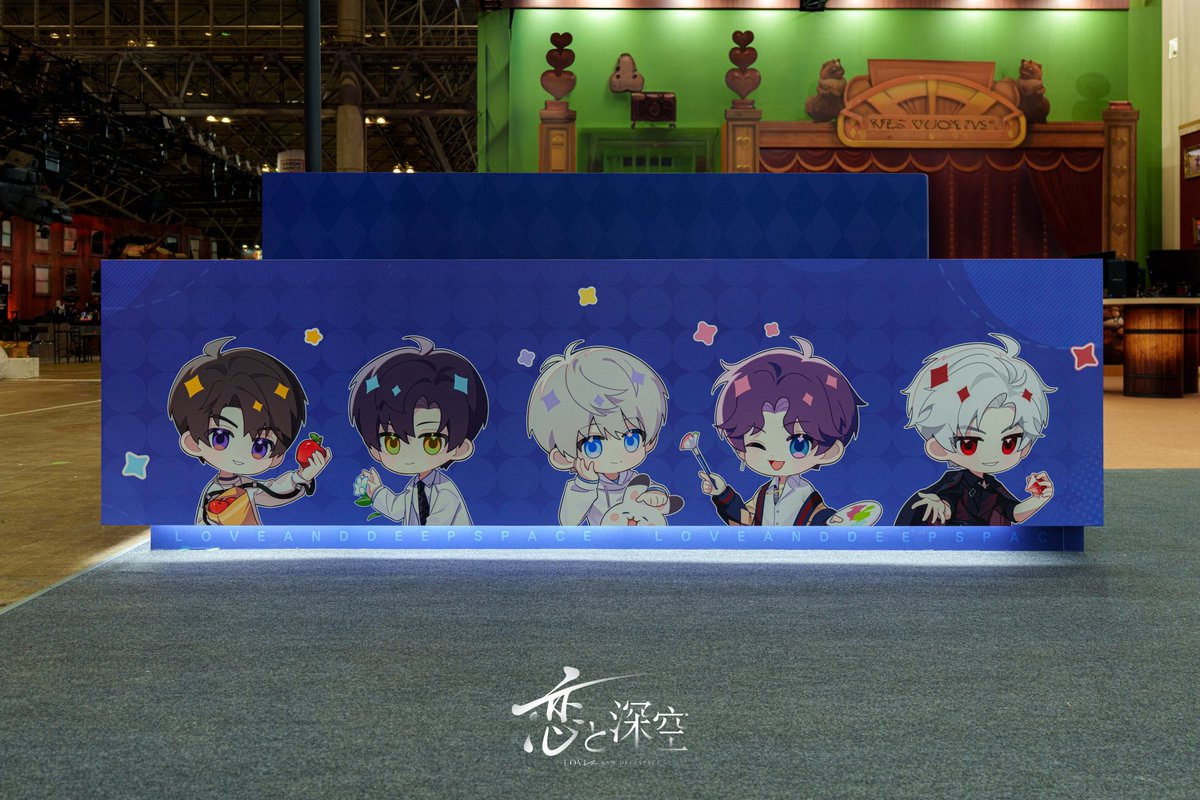 恋と深空 #TGS2025 ブース写真公開】 #TGS2025 本日開幕❣ 現地の様子