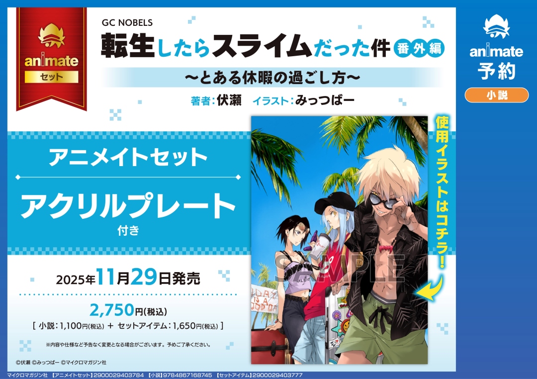 小説『転生したらスライムだった件』番外編 ～とある休暇の過ごし方