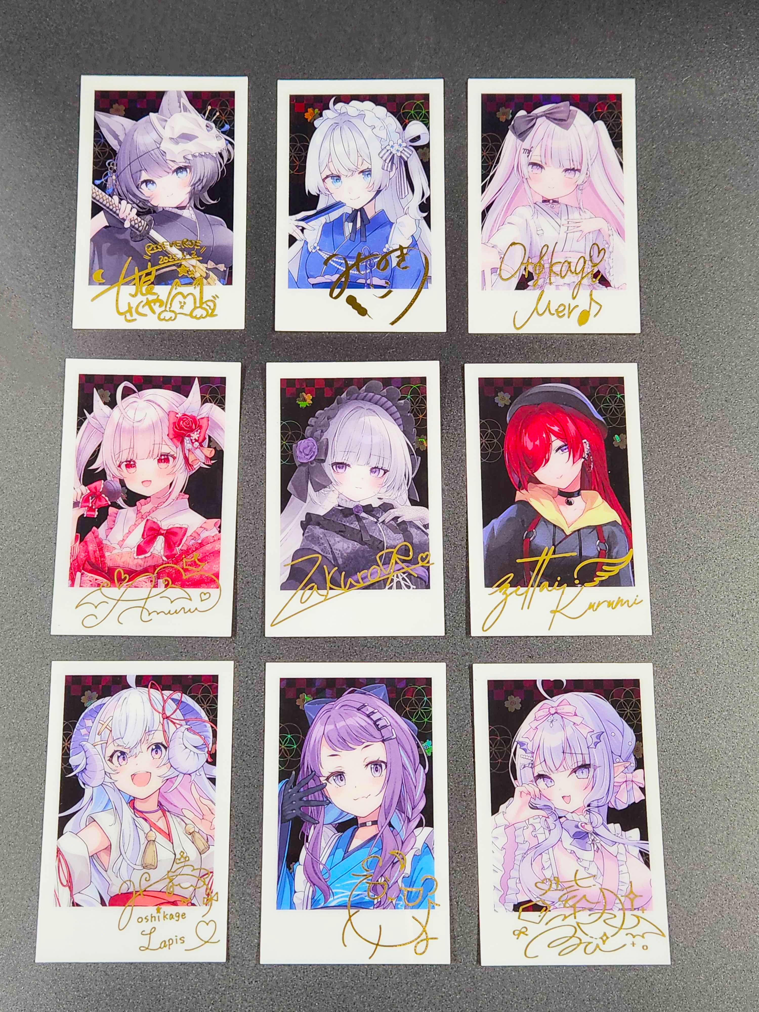 大西亜玖璃 直筆サイン入りチェキ がらぽん あぐぽん サイン入りチェキ