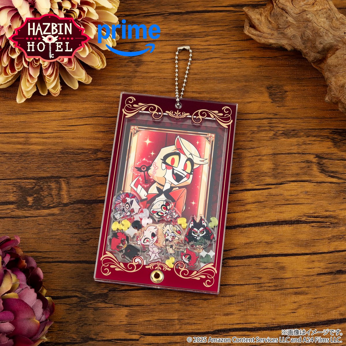 ハズビン・ホテルへようこそ」より、描き下ろしミニキャライラストを