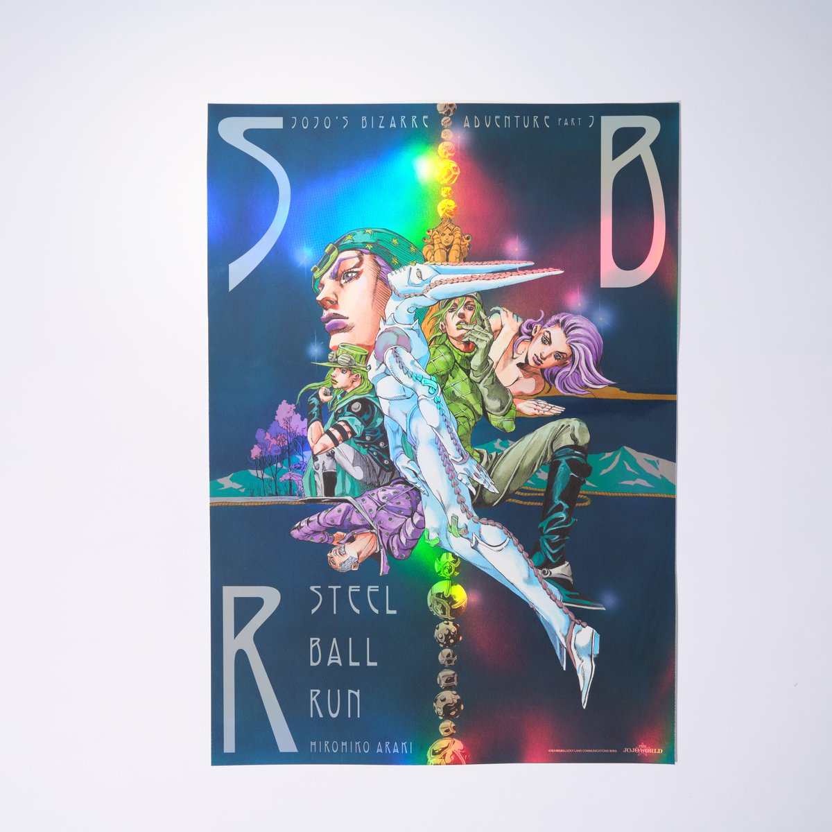ジョジョワールド　B3オーロラポスター　6枚（5部6部7部以外） 再入荷のお知らせ】 <商品> 「B3オーロラポスター(ストーンオーシャン