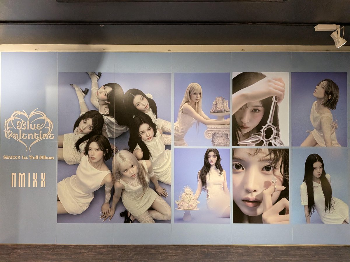 タワ渋kpop】 ＃NMIXX 大型パネル展開催中💫 🫐展示期間：～2025年10月