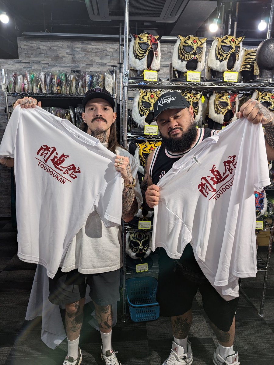 WWE日本公演にて、ドミニク・ミステリオ選手が闘道館でご購入の2代目