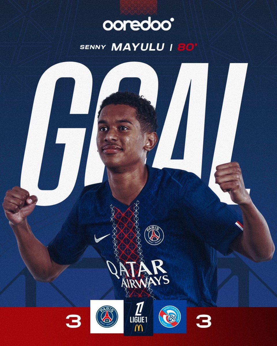 ⏱️ 80' - WE SCOREEEEEEE! #PSGRCSA (3-3) | #Ligue1
