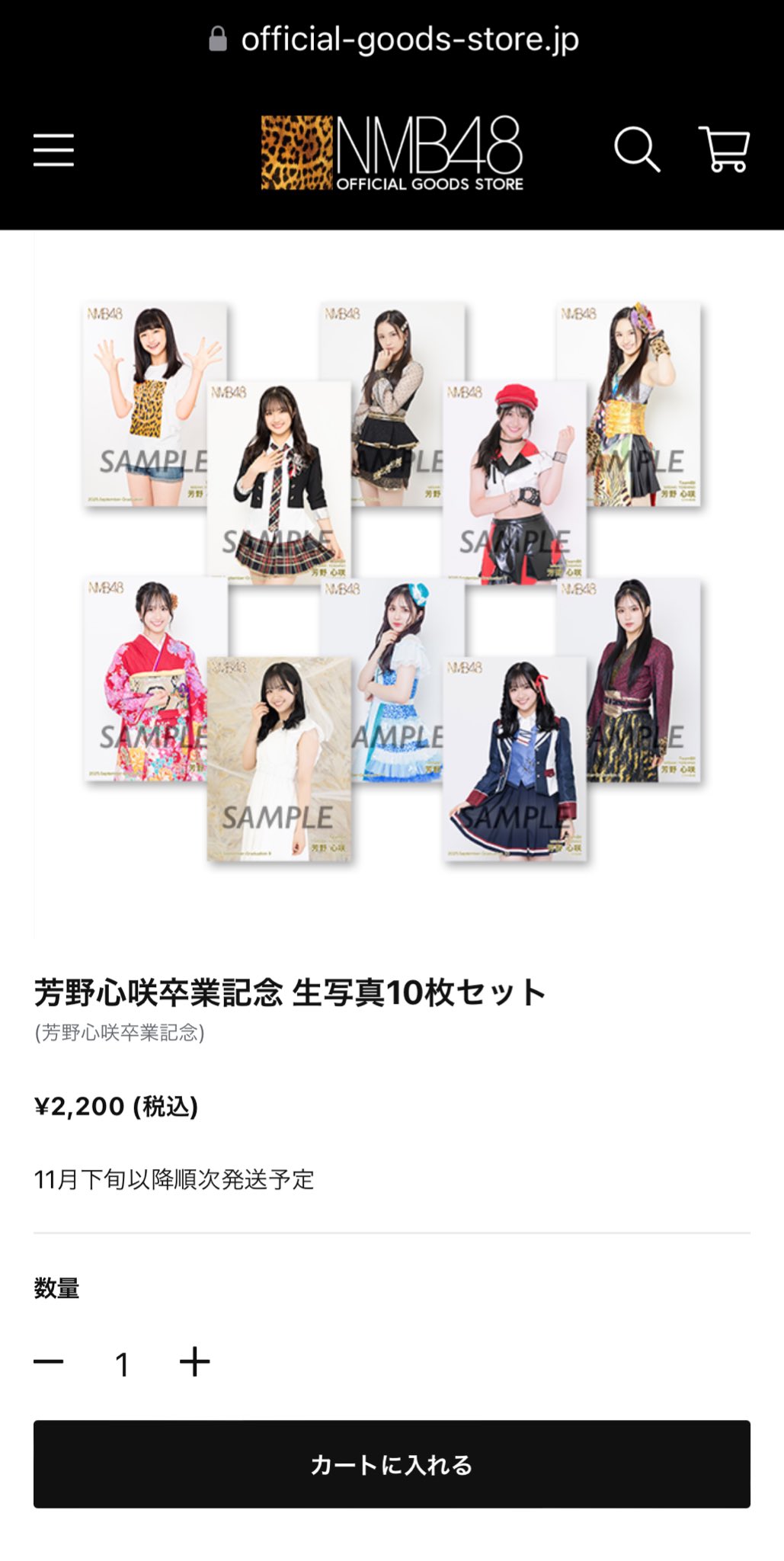 NMB48 芳野心咲 生写真 グッズセット 約150点 NMB48 芳野心咲 生