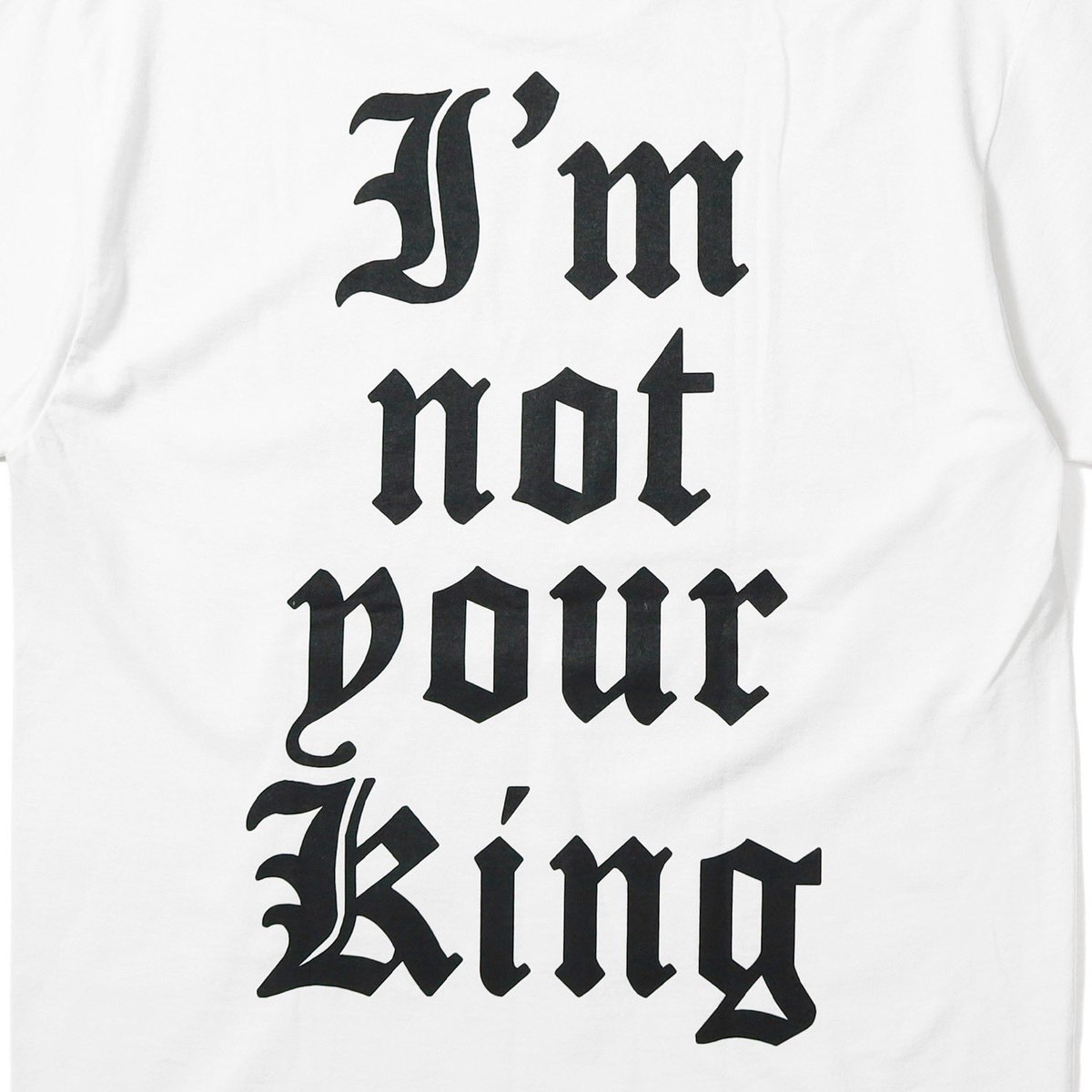 THE BONEZ I'm Not Your King Crown Tシャツ THE BONEZ I'm Not Your