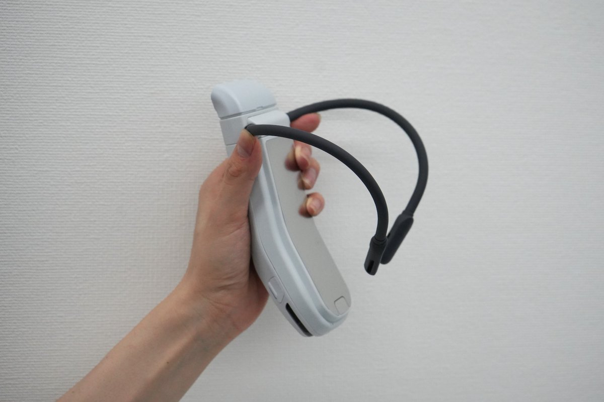 皆様こんにちは🌿REON POCKET PROのネックバンドは柔軟性が向上してい