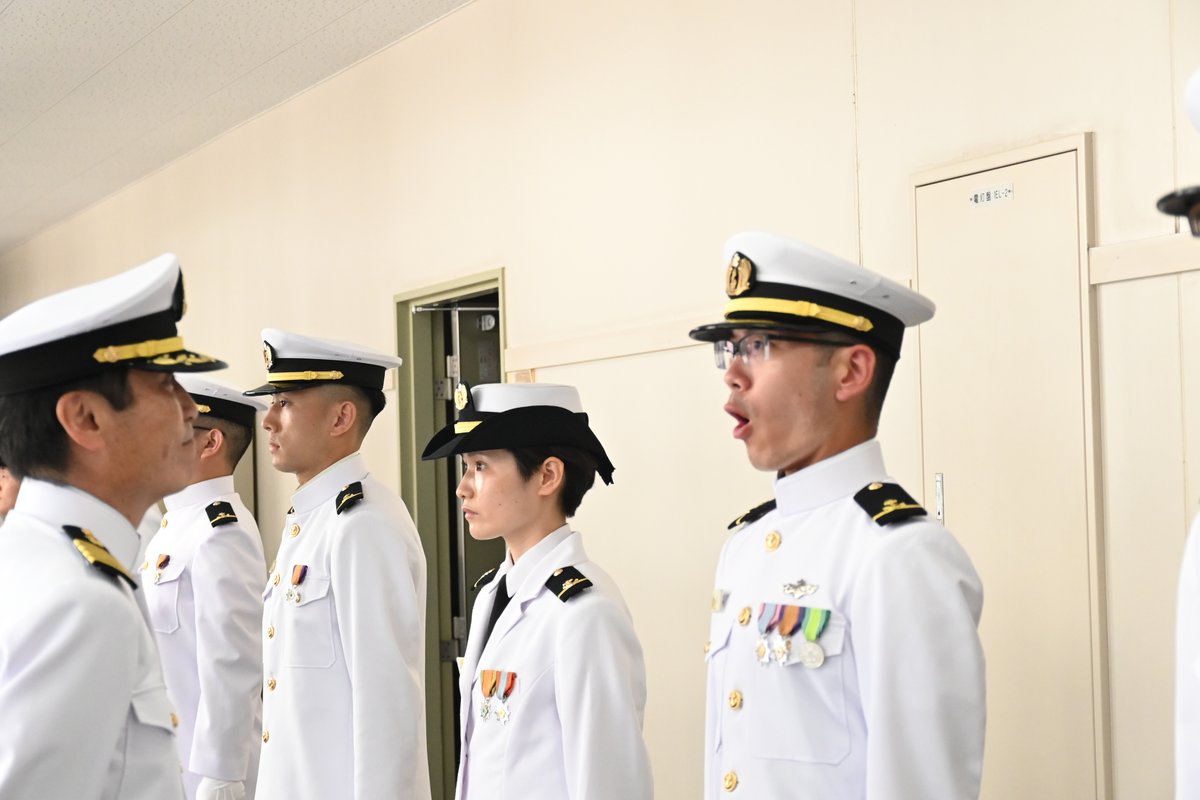 第59期一般幹部候補生課程（部内課程）の入校時の分隊点検を実施しま