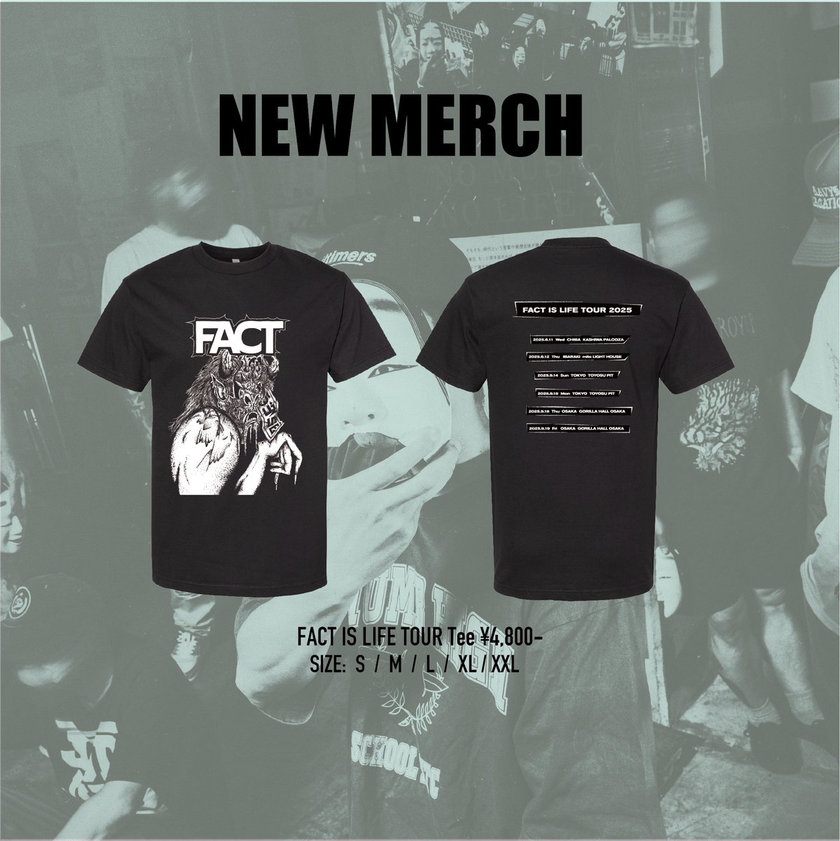 ONLINE STORE】 明日6/21 正午12:00より受注販売開始。 New Merch