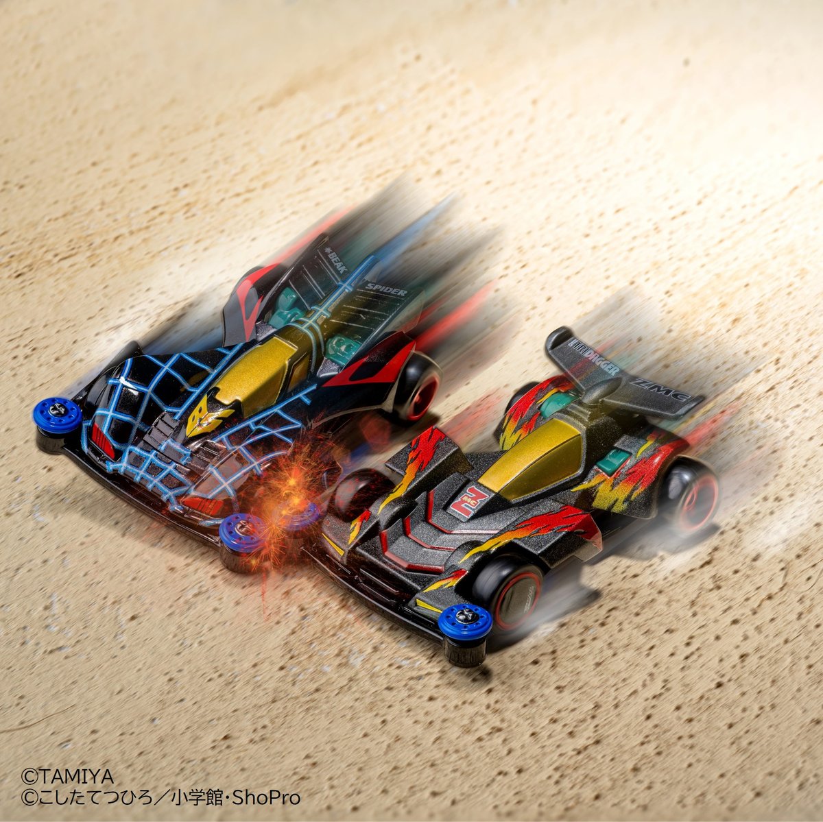 トミカ とタミヤの #ミニ四駆 の夢のコラボ！／ 爆走兄弟レッツ&ゴー