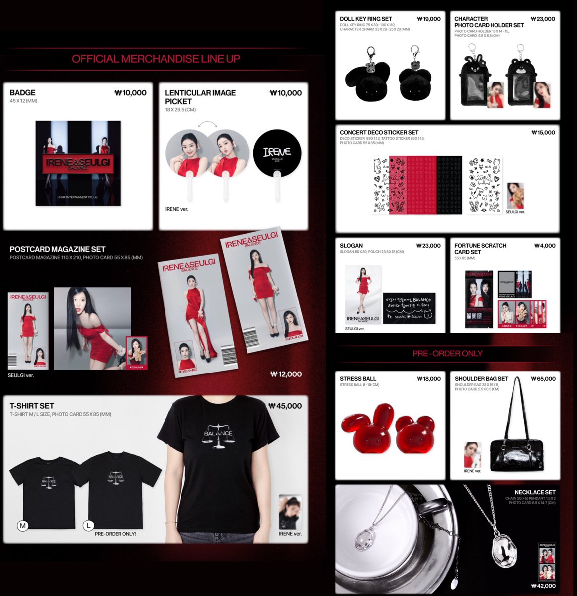 RedVelvet IRENE & SEULGI CONCERT TOUR [BALANCE] in SEOUL MD