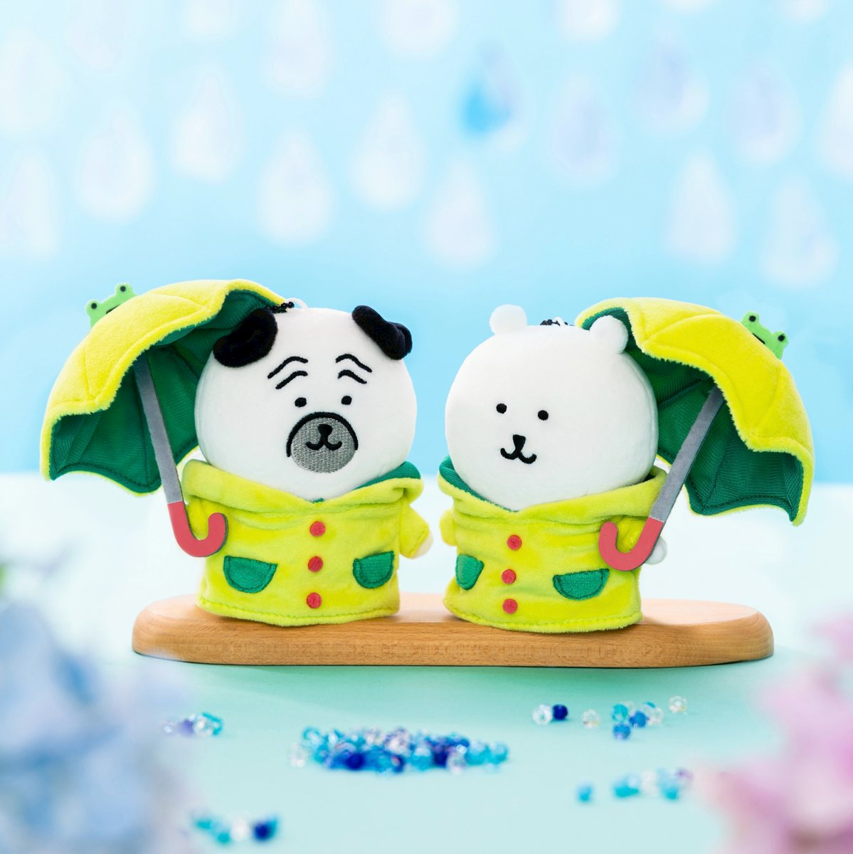 新商品／ 『雨だねマスコット(くま)』 『雨だねマスコット(パグ)』 📝6