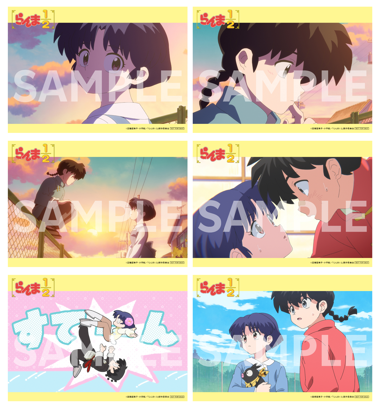 らんま1/2 キャラファイングラフA4 らんま1/2 キャラファイングラフA4