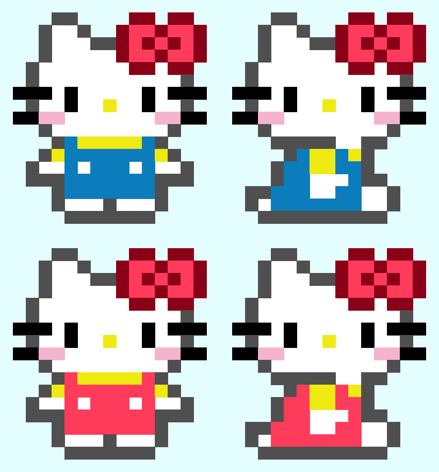 キティちゃんどぞー #ハローキティ #キティ #サンリオ #アイロンビーズ