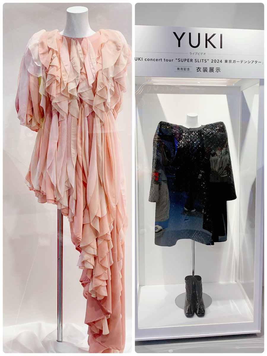 YUKIちゃんの衣装展示見に行ってきた♡ in渋谷 間近で見られて感激˚‧º