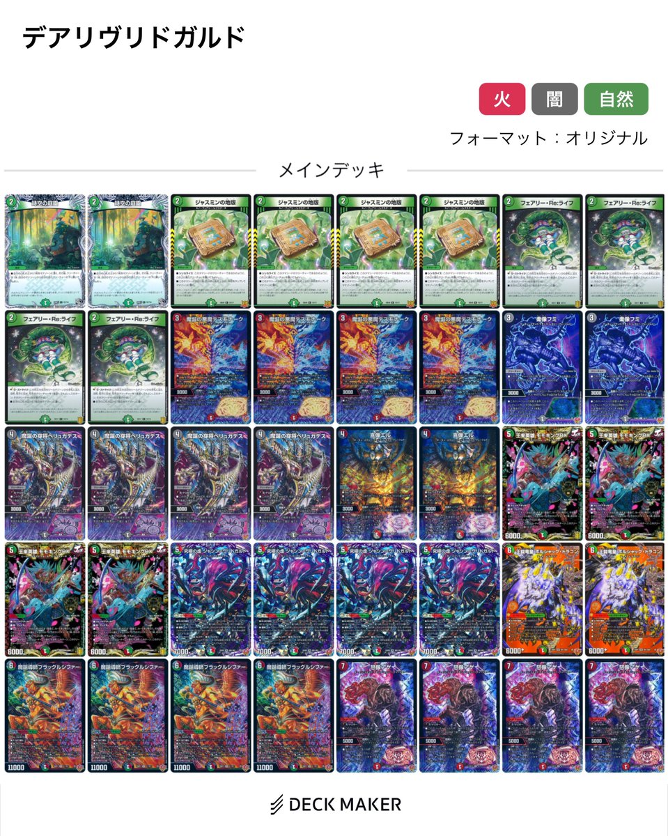 デアリヴリドガルド デッキ