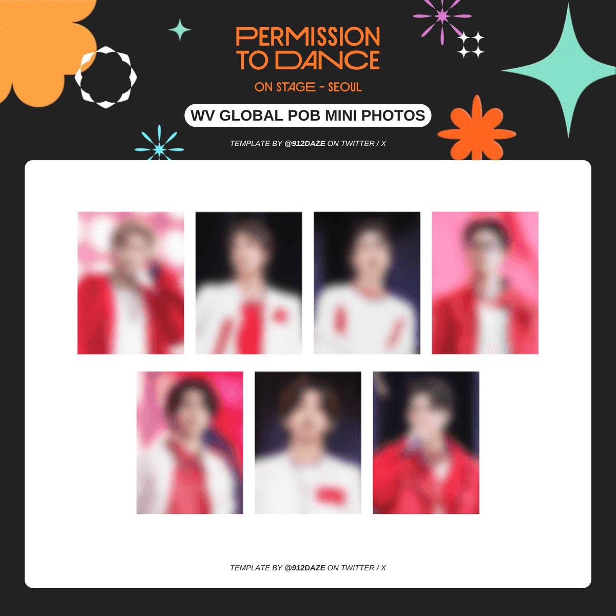 BTS PERMISSION TO DANCE ON STAGE PTD SEOUL PC PHOTOCARD DC DIGITAL