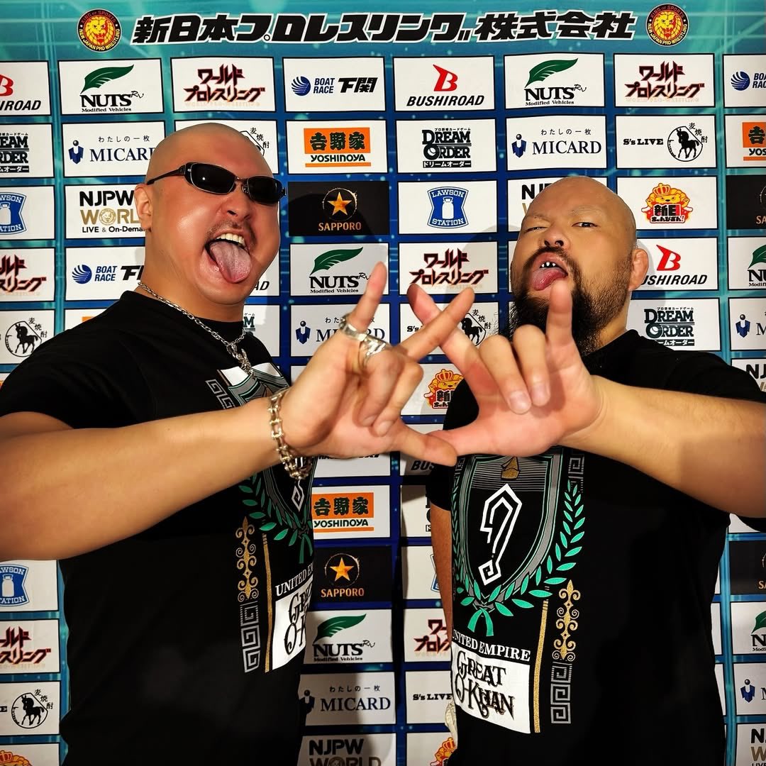 盟友であるグレート-O-カーンのセコンドへ。 試合は惜しくも敗北した