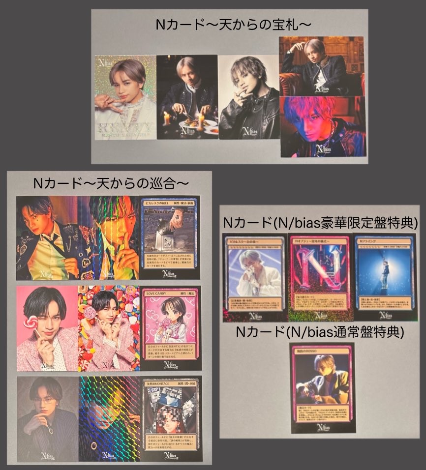 中島健人 『Nカード』一覧 1️⃣Nカード〜天からの宝札〜[販売終了