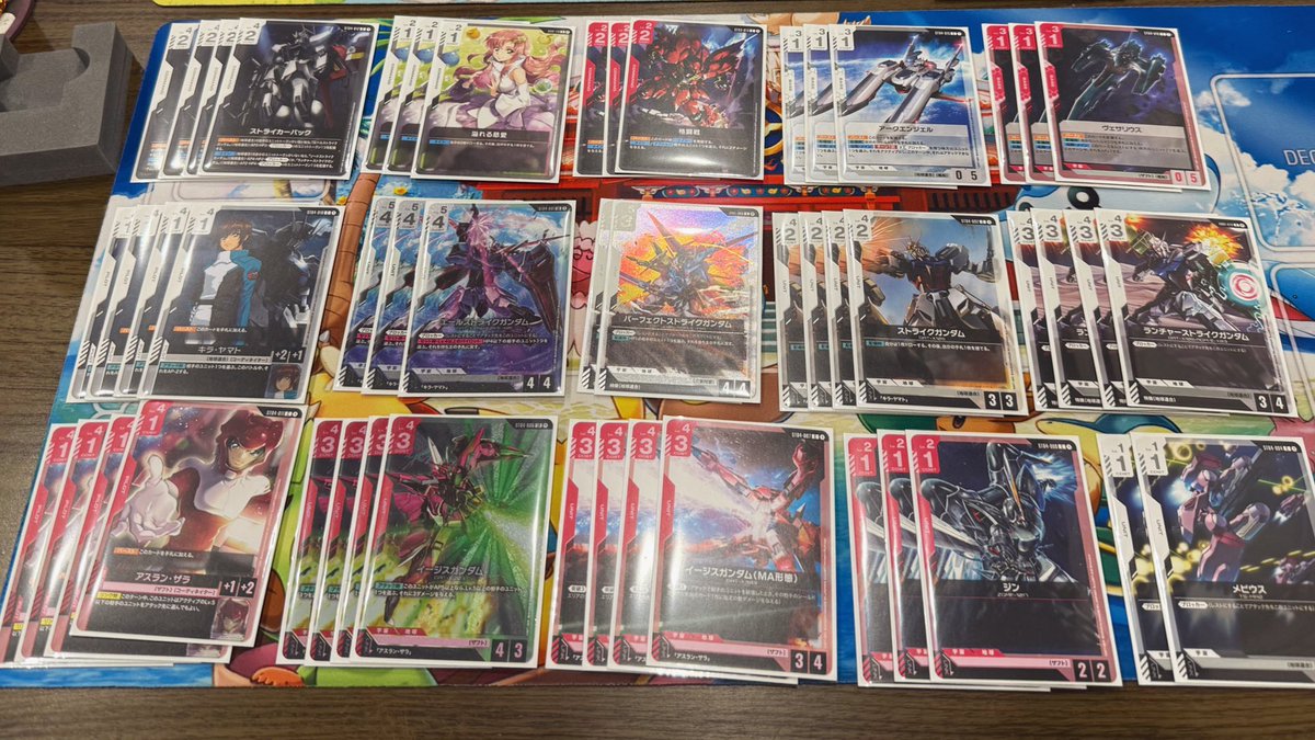 ガンダムカード 赤白デッキ 調整パーツ付き ガンダムカードゲーム 赤白